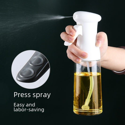 Air Pressure Glass Spray Bottle Household Kitchen Oil Control Bottle Barbecue Olive Oil Edible Oil Spray Pot Sprayer