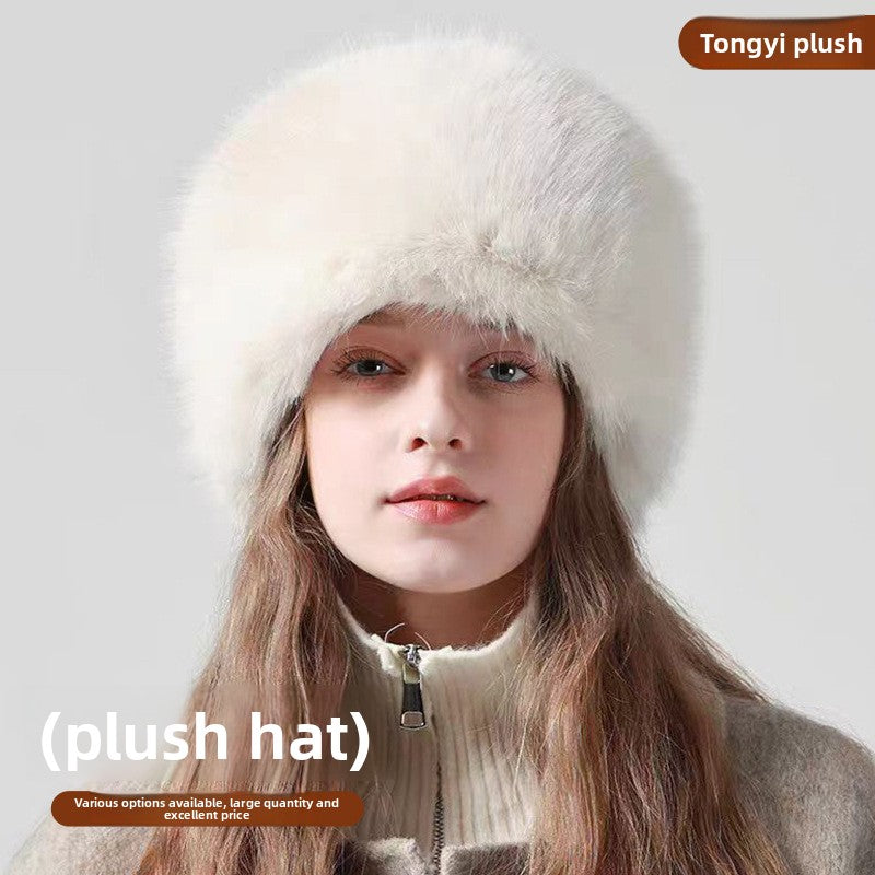 Thickened windproof warm versatile wool hat