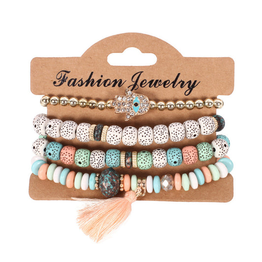 Tassels Show Culture Calm Bracelet Set