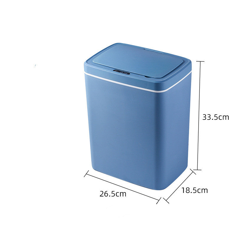 A New Generation Of Smart Induction Household Kick Mute Lid Trash Can