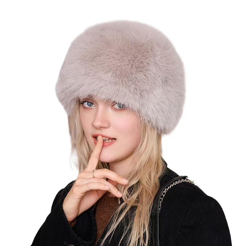 Thickened windproof warm versatile wool hat