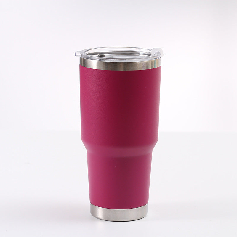 30oz Stainless Steel Car Cup American Large-mouth Beer Cup Large-capacity Thermal And Cold Insulation Ice Cup