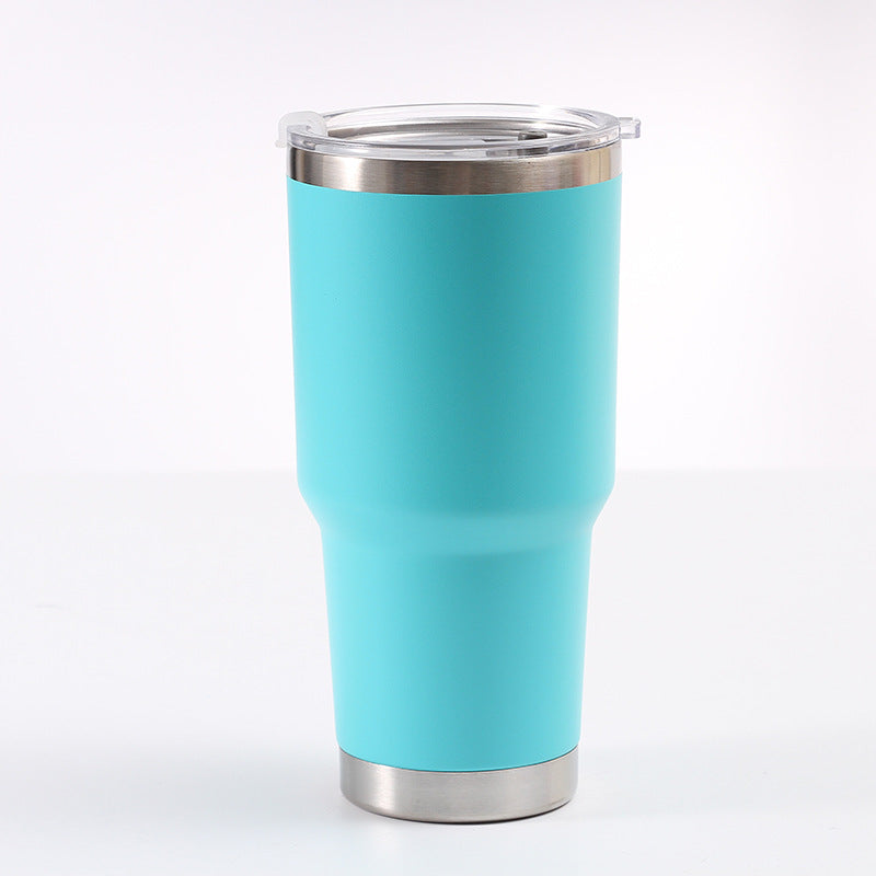30oz Stainless Steel Car Cup American Large-mouth Beer Cup Large-capacity Thermal And Cold Insulation Ice Cup