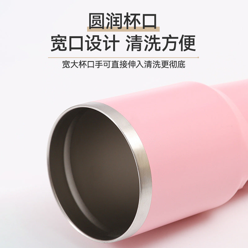 30oz Stainless Steel Car Cup American Large-mouth Beer Cup Large-capacity Thermal And Cold Insulation Ice Cup