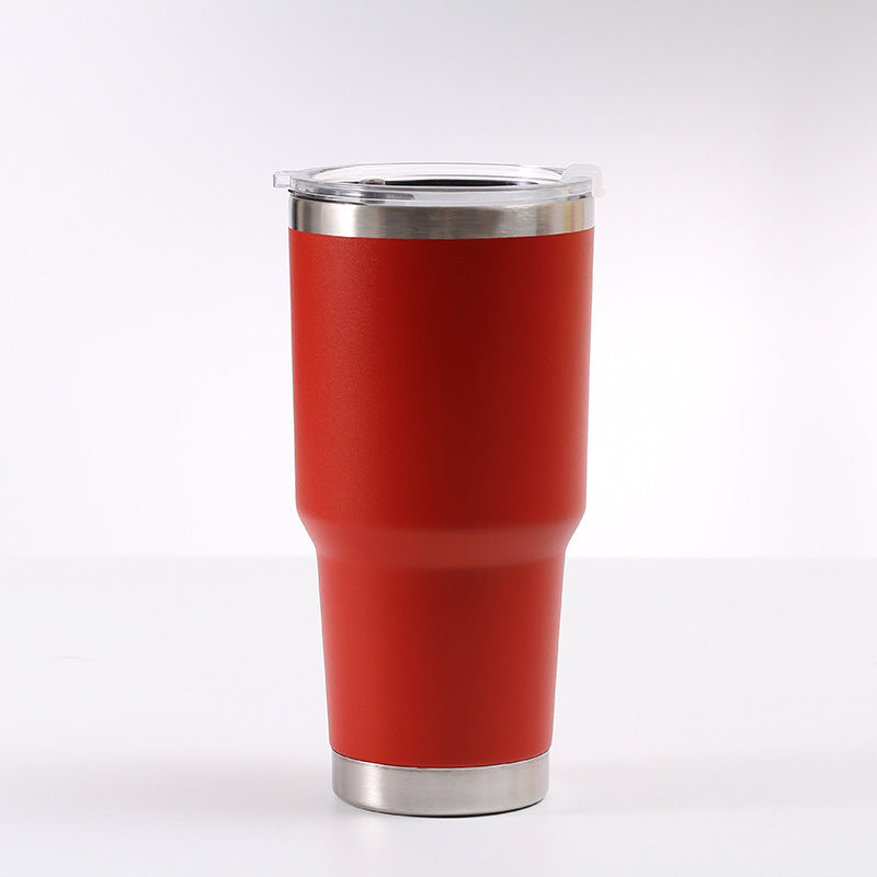 30oz Stainless Steel Car Cup American Large-mouth Beer Cup Large-capacity Thermal And Cold Insulation Ice Cup
