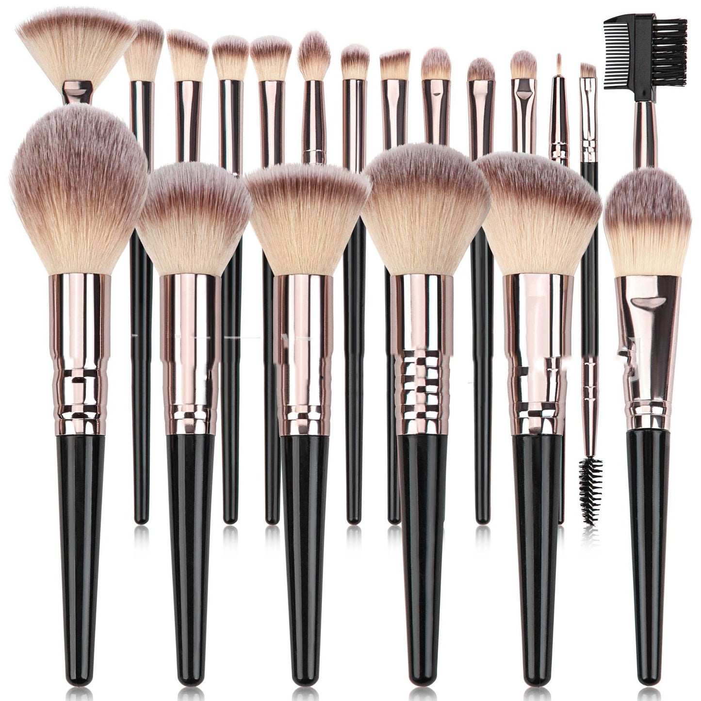 Black Makeup Brush Suit Powder Foundation Brush Eye Shadow