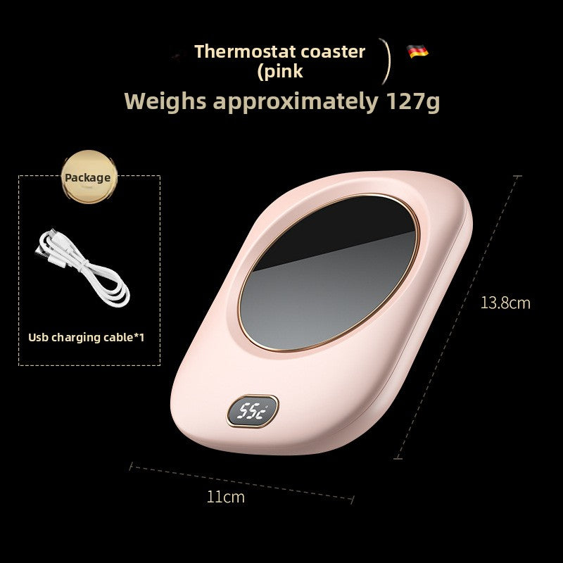 Intelligent constant temperature cup mat heater