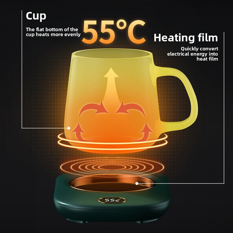 Intelligent constant temperature cup mat heater
