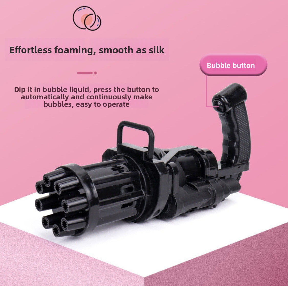 Semi-automatic Children's Electric Bubble Machine